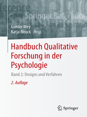 cover image of Handbuch Qualitative Forschung in der Psychologie